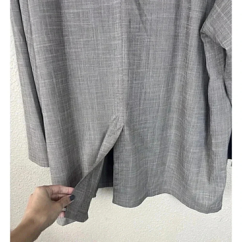 Nap Loungewear Womens Oversized One Button Blazer Size L Slouchy Loose Fit - Picture 2 of 16